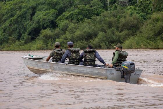 Operação tem o apoio do Batalhão da Polícia Militar de Proteção Ambiental 