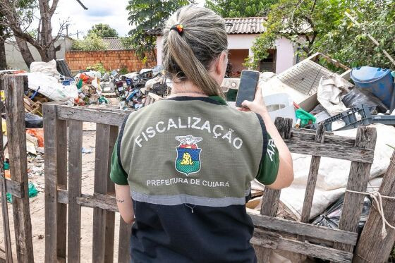 A Secretaria de Ordem Pública tem visitado terrenos em Cuiabá