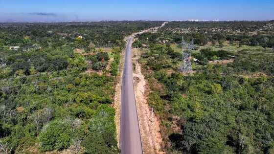 Obras levam asfalto para distrito do Aguaçu e Coxipó do Ouro, assim como Ponte de Ferro e Sucuri