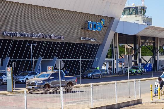 Fachada do Aeroporto Marechal Rondon, que fica em Várzea Grande 