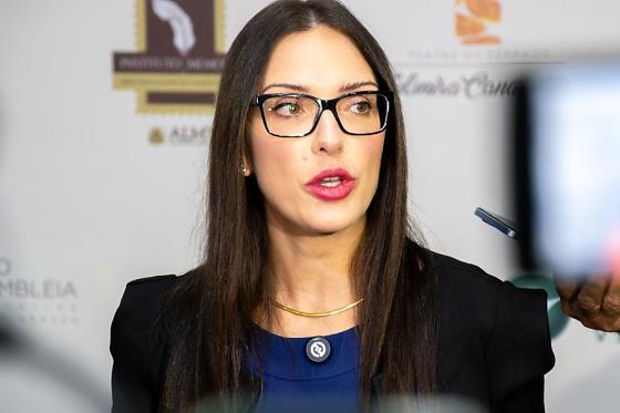 A deputada estadual Janaina Riva.